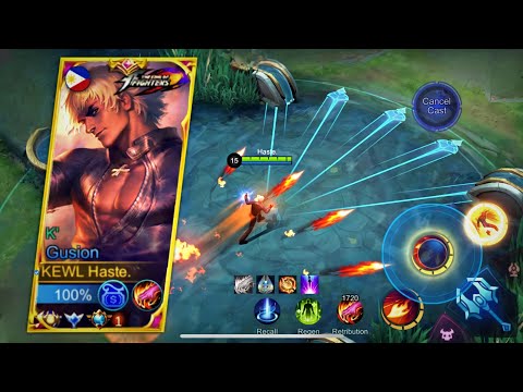 WTF ULTRA FAST HAND GUSION EASY BURST THE ENEMY! | MLBB