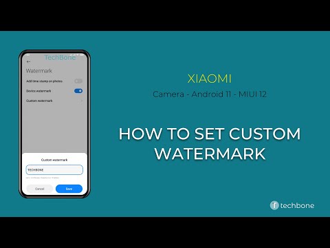 How to Turn On/Off Watermark - Xiaomi Camera [Android 11 - MIUI 12]