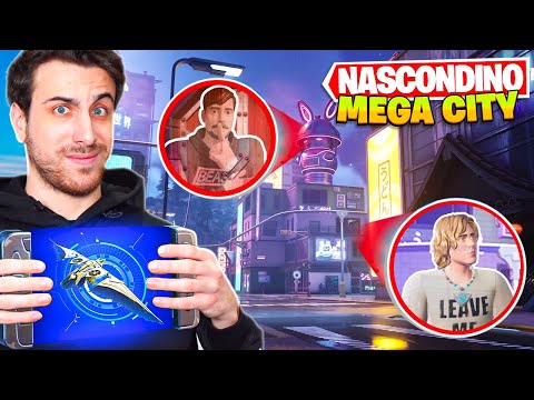 Giochiamo a NASCONDINO col FALCO a MEGA CITY! Stagione 2 Capitolo 4 Fortnite ITA!