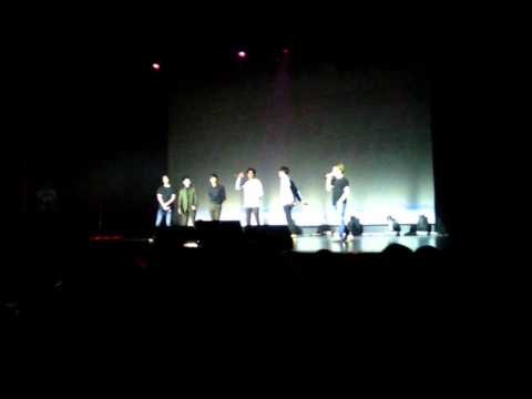 160405 TEEN TOP in Chicago: Rehearsal - Introductions