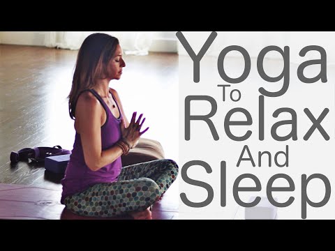 30 Minute Bedtime Yoga For Night (Relax and Sleep) | Fightmaster Yoga Videos