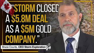 Wie konnte ein Gold-Explorationsunternehmen mit einem Marktwert von 5 Mio. CAD einen Deal im Wert von 5,8 Mio. CAD abschließen? | Interview mit dem CEO von Storm Exploration