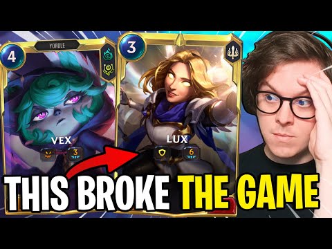THIS IS THE BEST NEW DECK IN THE GAME!! Lux & Vex Spirit Boosting - Legends of Runeterra