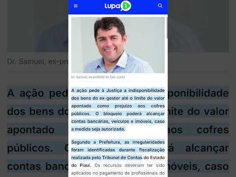 Município de São Julião cobra R$ 1,37 milhão de ex-prefeito por verbas do Fundef sem comprovação: