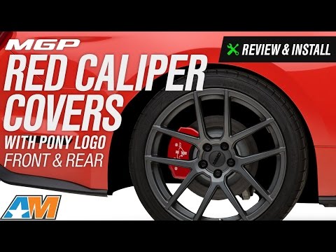 2015-2017 Mustang GT MGP Red Caliper Covers Review & Install