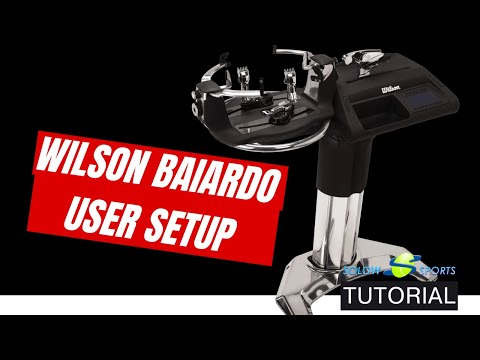 Wilson Baiardo Stringing Machine User Setup Tutorial