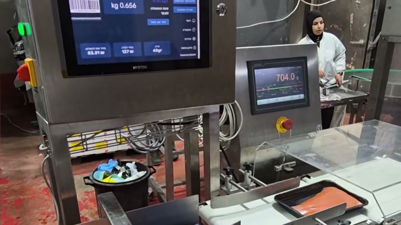 TurnKey -Integrated Packaging Line:Tray Denester, Conveyors, Checkweigher, Labeling, DataCoder