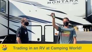 Trading in an RV at Camping World!