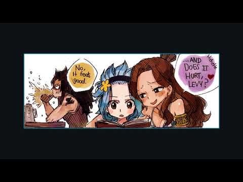 Gajeel x Levy Mini Doujinshi - Talking too much