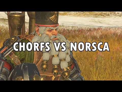 Chorfs vs Norsca  -  Total War Warhammer 3