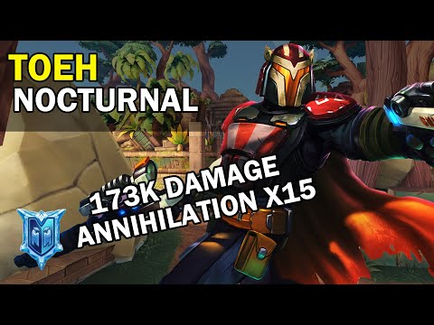 173K Damage Annihilation X15 Toeh Strix Paladins Competitive (Diamond) NOCTURNAL