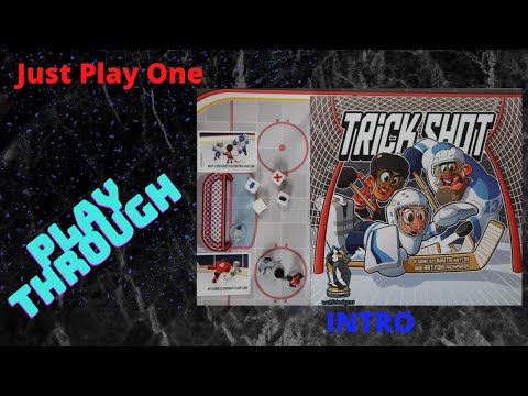 Trick Shot Ice Hockey Board Game Introduction.
