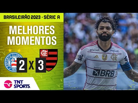 GABIGOL E DAVID LUIZ MARCAM, E BAHIA TEM DOIS EXPULSOS! BAHIA 2 X 3 FLAMENGO | BRASILEIRÃO