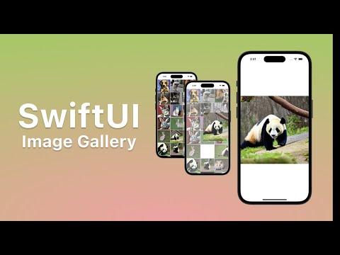 SwiftUI | Image Gallery - LazyVGrid, DragGesture, matchedGeometryEffect