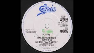 Luther Vandross - I Give It Up (When I Fell In Love)