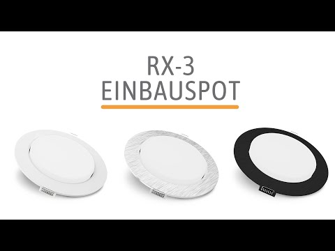 SSC-LUXon - RX-3 flacher Einbaustrahler Fassung GX53 inkl. GX53 LED - Produktvorschau