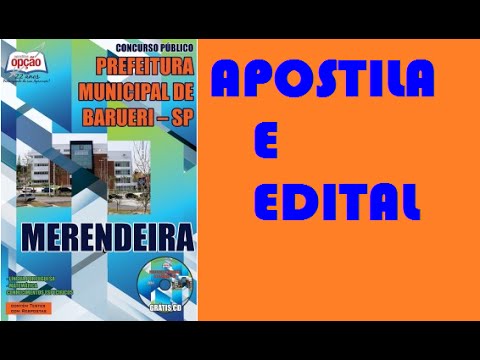 Apostila Merendeira Concurso Prefeitura de Barueri 2015