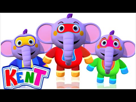 Kent The Elephant | Superhero Morning Routine | Learning Cartoons For Children Video