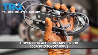 How to Replace Front ABS Sensor 2009-2015 Toyota Prius
