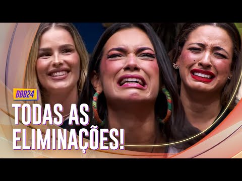 TODAS AS ELIMINAÇÕES DO BBB24: YASMIN, BEATRIZ, FERNANDA, RODRIGUINHO E MAIS! 💥 | BBB 24