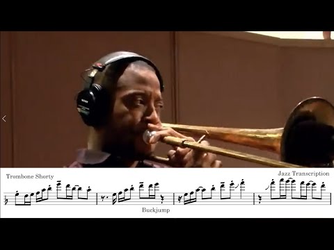 Modern FUNK Trombone [Trombone Shorty | Trombone Solo Transcription]