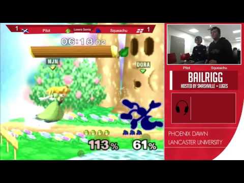 Bailrigg - Pilot (Peach) Vs. Squeachu (Mr Game and Watch) Melee Losers Semis