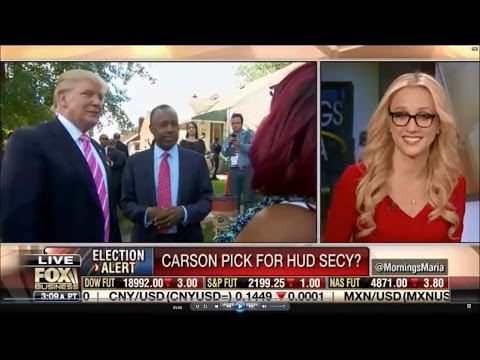 11-23-16 Kat Timpf on Mornings with Maria - Trump Cabinet Speculation