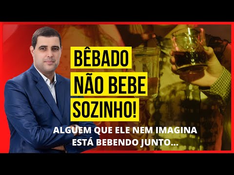 Bêbado não bebe sozinho. E nem imagina que existem forças espirituais que o acompanha na bebida 😱