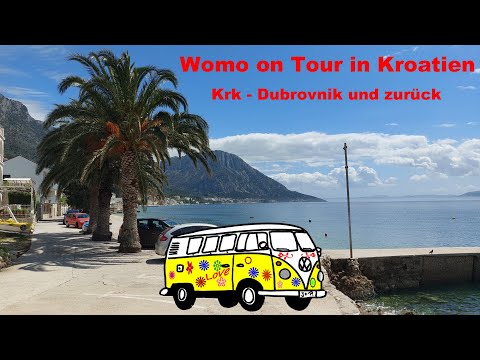 Motorhome on tour in Croatia - from Krk to Dubrovnik and back