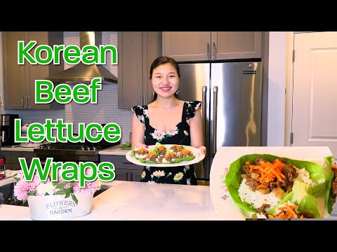 Korean Beef Lettuce Wraps