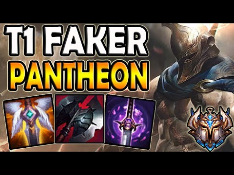T1 Faker PANTHEON MID vs SYNDRA - Lol Ranked Korea ✔️
