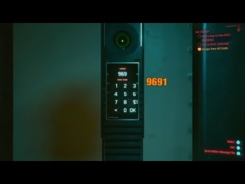 Cyberpunk 2077 Saving Brick Door Code Just4Fun (ZackMidnight)