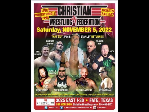 Christian Wrestling Federation 11/5/2022