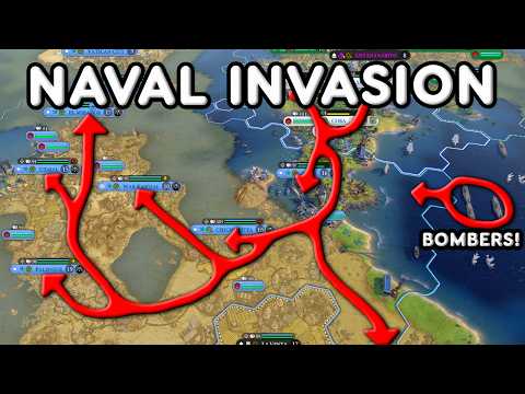 This Naval/Air Invasion has to work or its GAME OVER - Civ 6 Scotland