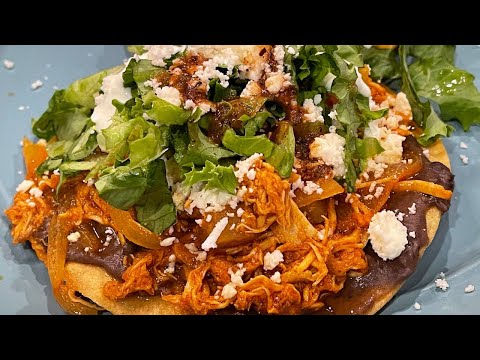 Cómo Preparara Unas Ricas Tostadas De Tinga De Pollo La Cocina De Sol.