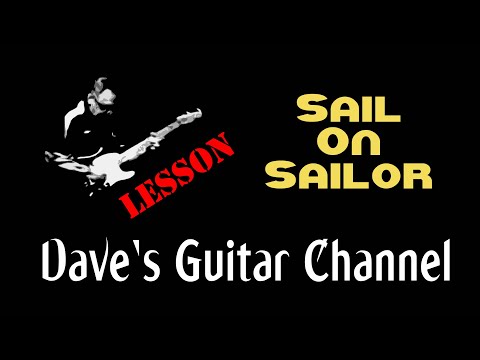 LESSON - Sail On Sailor by the Beach Boys