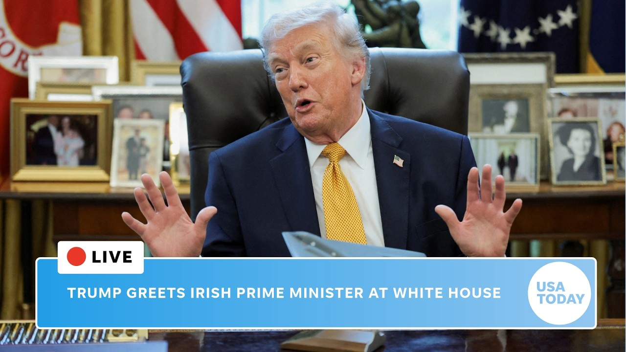 Live: Trump meets with Ireland's Taoiseach at White House for St. Patrick's Day