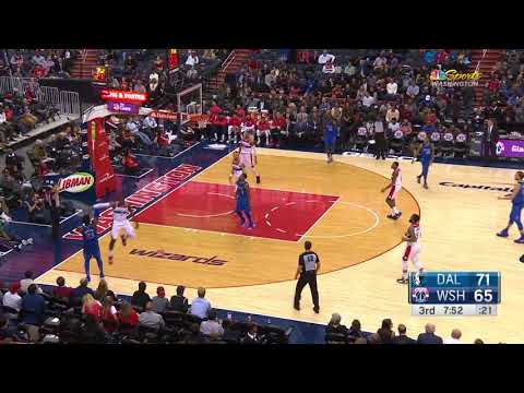 Dennis Smith Jr. 22 pts, 8 rebs, 8 asts! Washington Wizards vs Dallas Mavericks, 2017-11-07