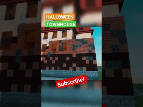 Spooky Minecraft Townhouse Build