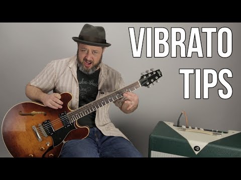 Guitar Lesson For Vibrato Techniques - How to Use Vibrato on guitar