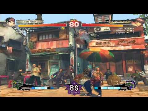 SSFIV AE Online: Huo_Yuan_Jia [Fei Long] vs AceUnlimited [Guy] ( Battle Of The First Ranks )