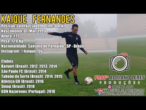 Jogadas Kaique Fernandes