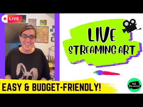 Go LIVE with Your Art! Tips & Essentials: A Complete Guide! 🎨🎥