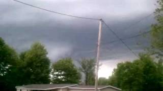preview picture of video 'Funnel Cloud in lordstown Ohio'