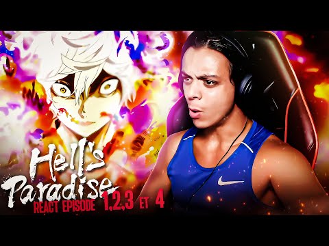 GABIMARU LE VIDE !! HELL'S PARADISE EPISODE 1,2,3 ET 4 REACTION ! FR