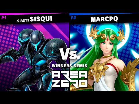 AREA ZERO #1 - GIANTS | Sisqui (Dark Samus) Vs. Marcpq (Palutena) - Winners Semis