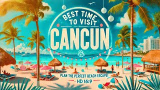 🌞 Best Time to Visit Cancun   , for Perfect Weather! 🌊🏖️