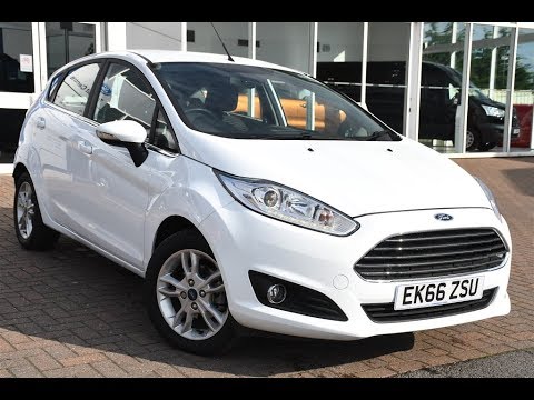 Used Ford Fiesta 1.25 82 Zetec 5dr Frozen White 2016