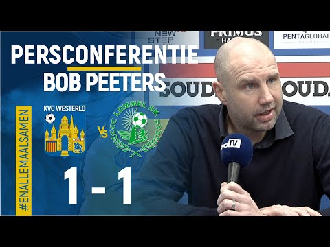 Persconferentie Bob Peeters