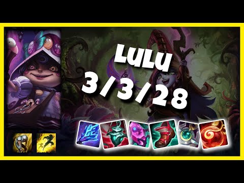 Lulu vs Seraphine KOREAN Challenger SUPPORT (3/3/28) - v11.1